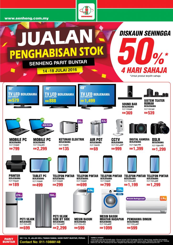 SengHeng Parit Buntar 14-18 Julai 2016
