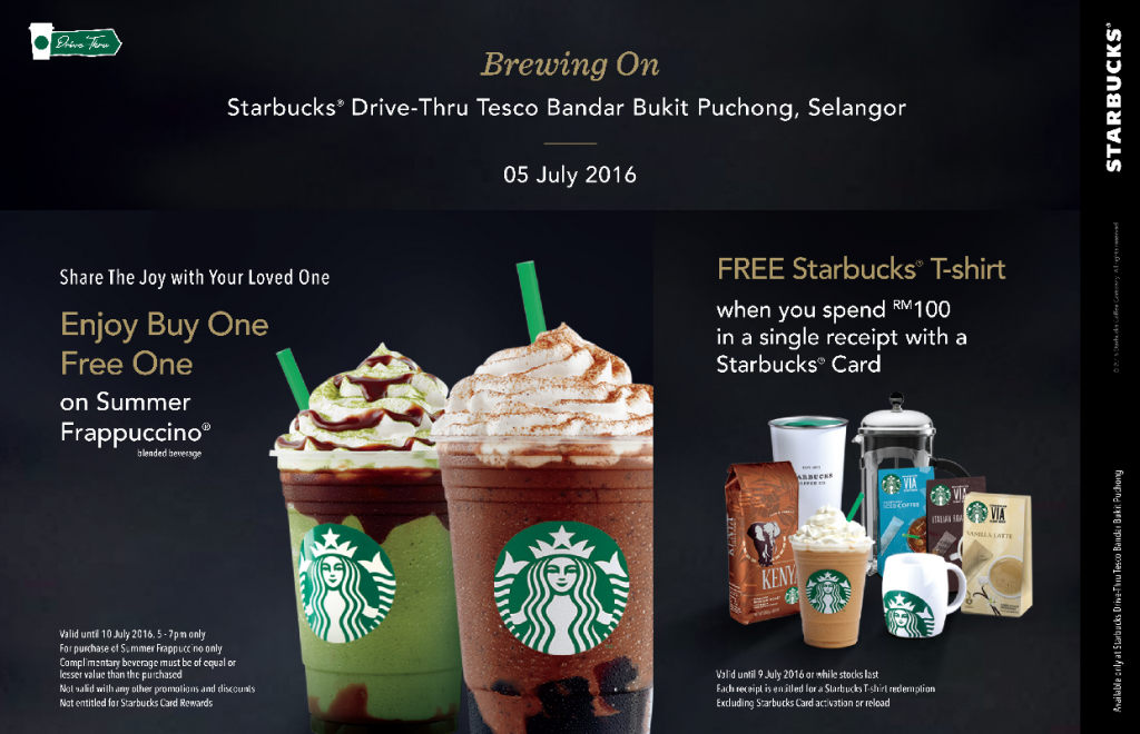 Starbucks Drive Thru Tesco B B Puchong